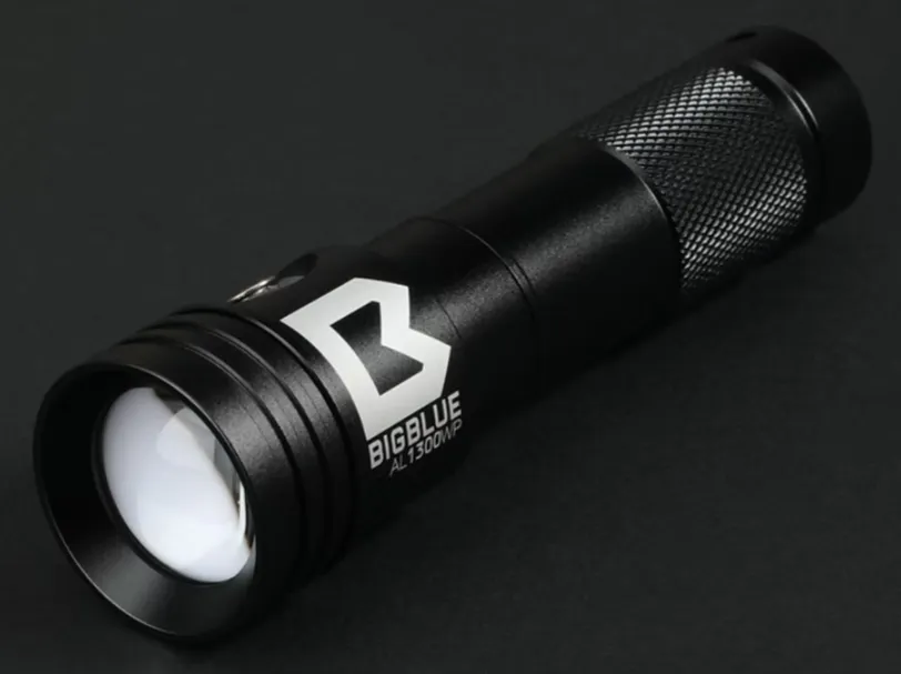 Bigblue AL1300WP Dive Light with Wide Beam