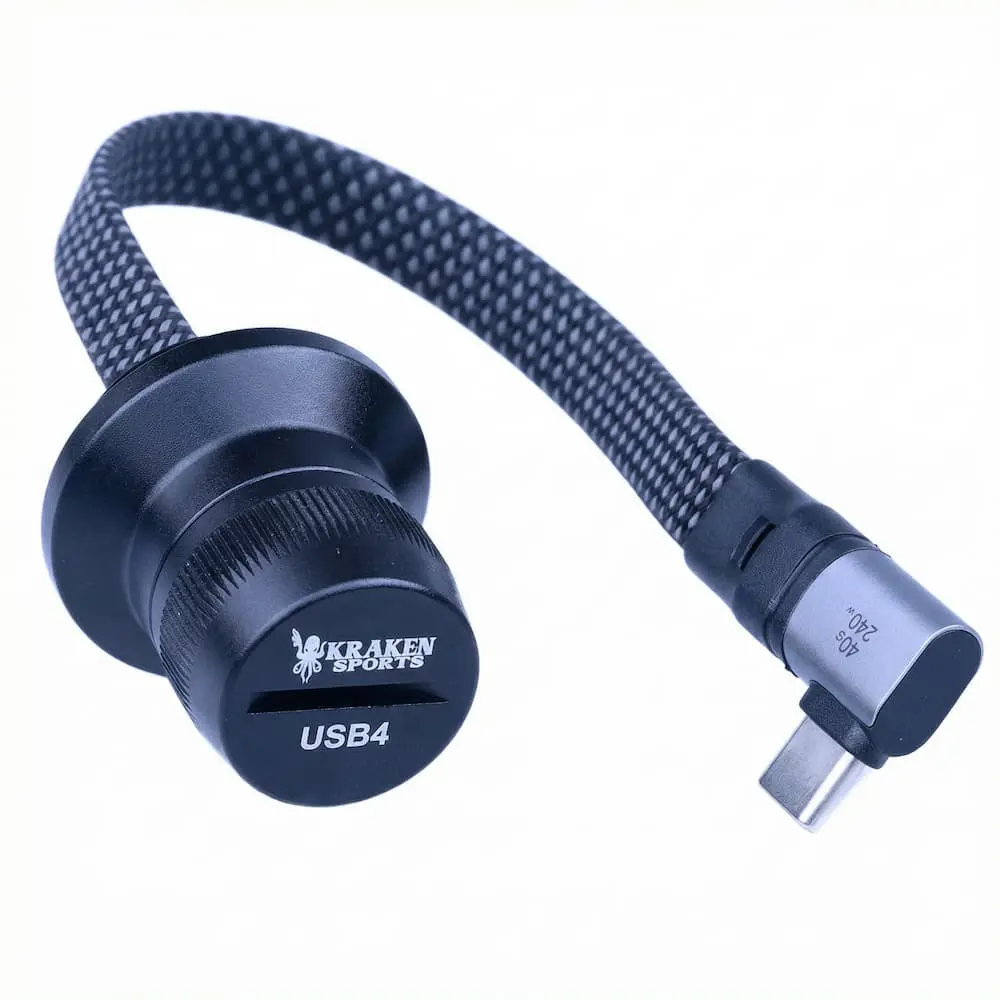 Kraken USB 4.0 PD Charging + High Speed Transfer Bulkhead (M24)