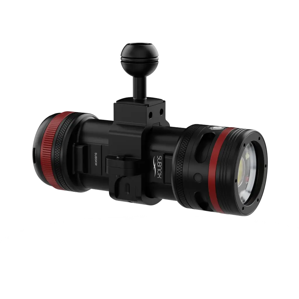 Subnox SUB5KW Compact 5000 Lumens Video Light (Optional Snoot and Ambient Blue Light Head, Sold Separately)
