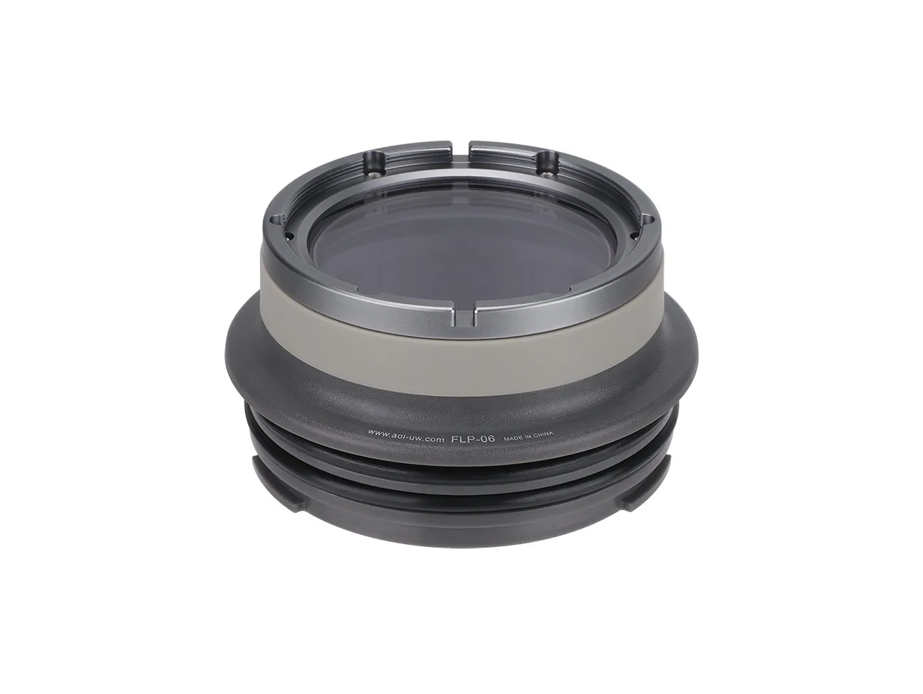 AOI FLP-06-GRY Flat Port Plastic for Olympus Pen Mount Housing (For ED 14-42mm EZ Lens)