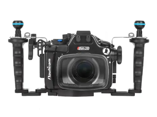 [17723P] Nauticam NA-L10 Pro Package for Panasonic Lumix L10 (inc. flexitray, right handle, two balls, M16 valve, shutter extension)