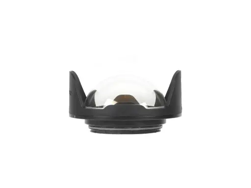 [18816] Nauticam N120 140mm optical glass fisheye port with removable shade II