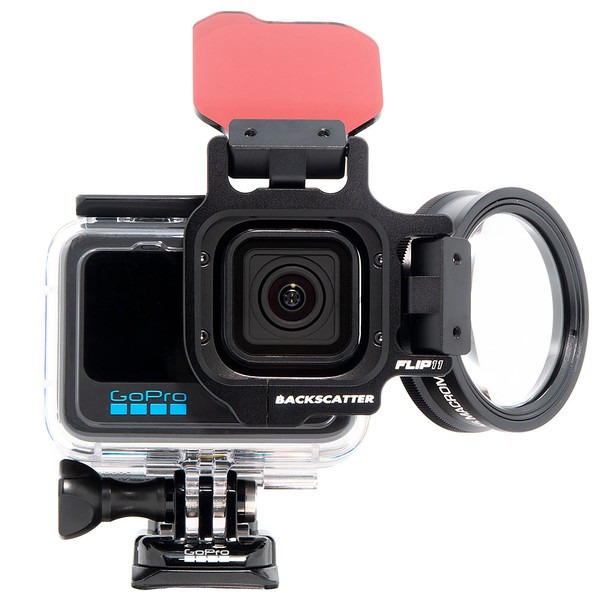 Backscatter FLIP11 Pro Package with SHALLOW & DIVE Filters & +15 MacroMate Mini Lens for GoPro HERO 5, 6, 7, 8, 9, 10, 11