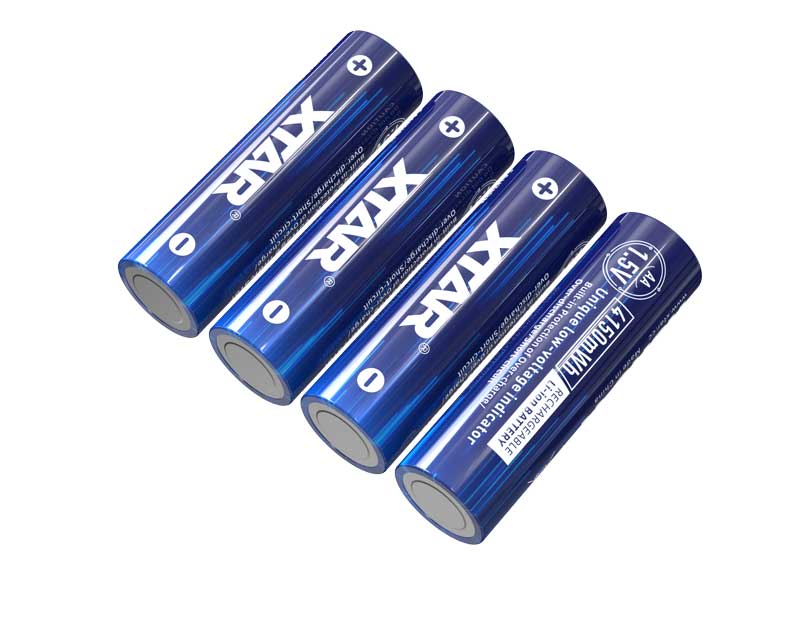 XTAR AA 1.5V 4150mah Lithium Ion Batteries (Pack of 4)