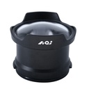 AOI 4" Glass Semi Dome Port for Olympus OM-D Mount Housing