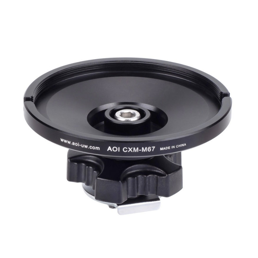 AOI Cold Shoe Mount Base Lens Holder (52mm / 67mm)