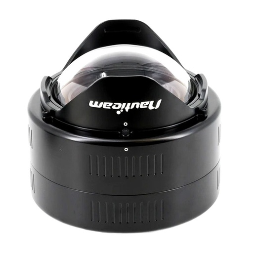 [85203] Nauticam N100 0.36x Wide Angle Conversion Port with Aluminium Float Collar (incl. N100 Extension Ring 35).