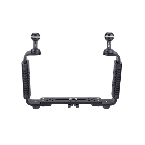 [HT-02D-220-BLK] AOI HT-02D-220-BLK 220mm Tray with Double Handles - 02 (Black Color)