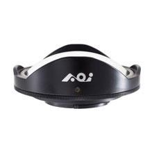 [UWL-03-BLK] AOI UWL-03-BLK Underwater 0.73X Wide Angle Conversion Lens for Action Camera & Phone - Black Color