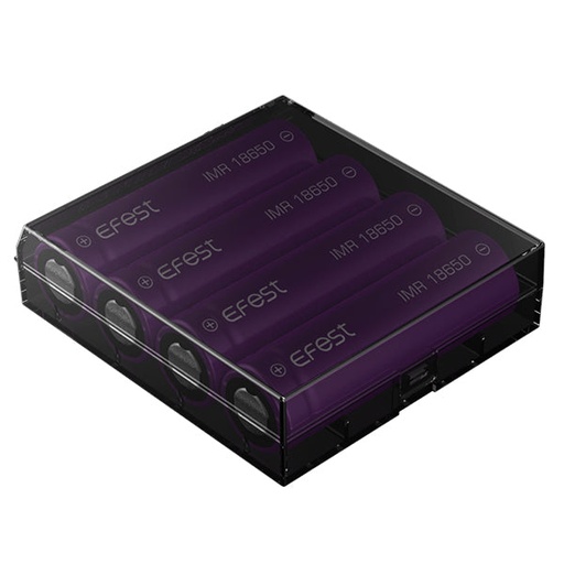 [E4516 Black] Efest H4 18650 Battery Case